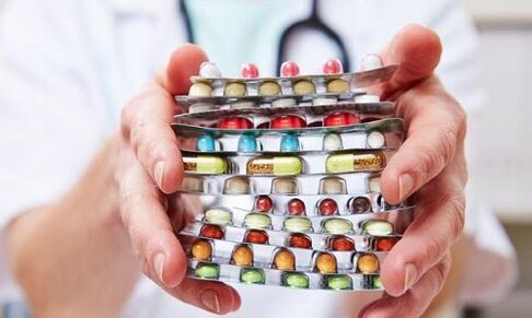 Traditional methods of prostatitis treatment are supplemented by taking medications